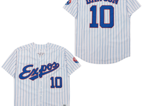 Andre Dawson Expos #10 Baseball Jersey