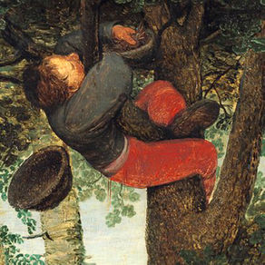 Pierre Breughel l'Ancien, Le Dénicheur, d'après le Groupe FB des Peintres Liégeois