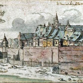 Liège vue par Josua De Grave, d'après Peintres Liégeois