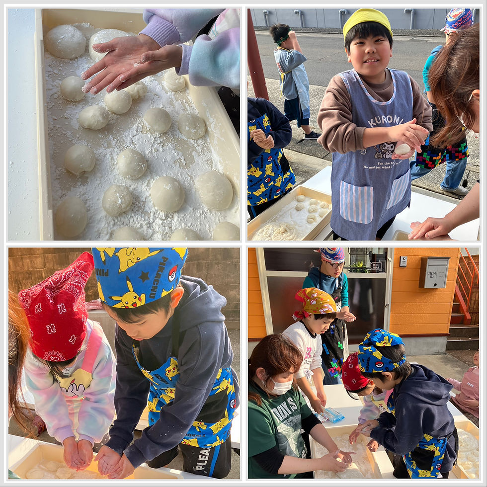 【集団活動】お餅を作ろう