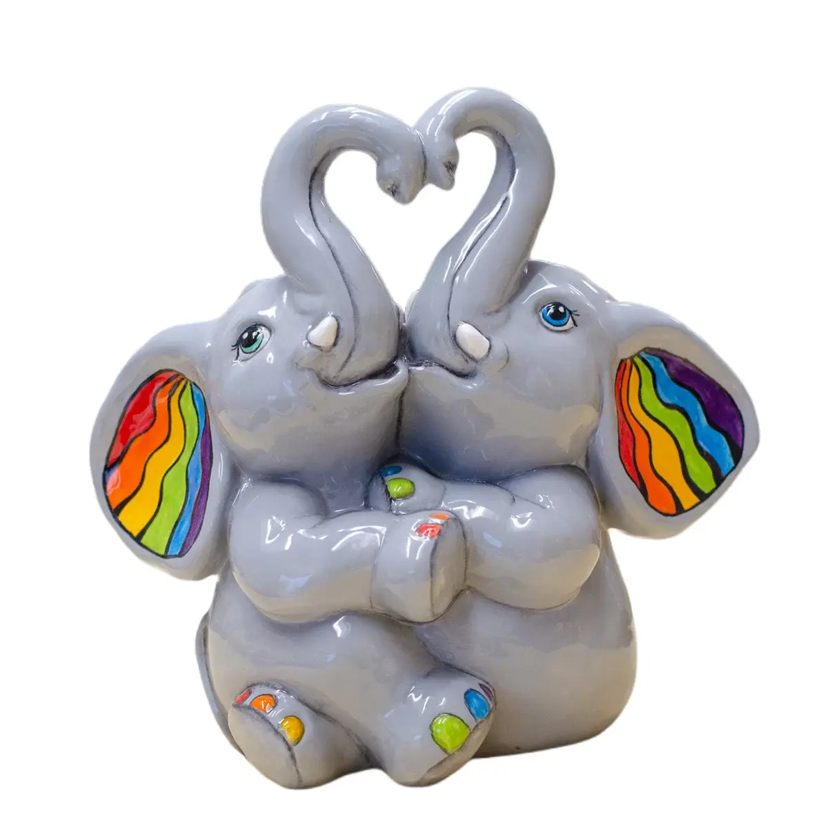 Hugging Elephants