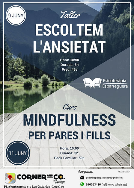 Psicología en Esparreguera | taller ansiedad