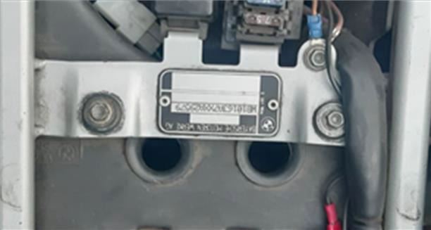Opened holes in the airbox