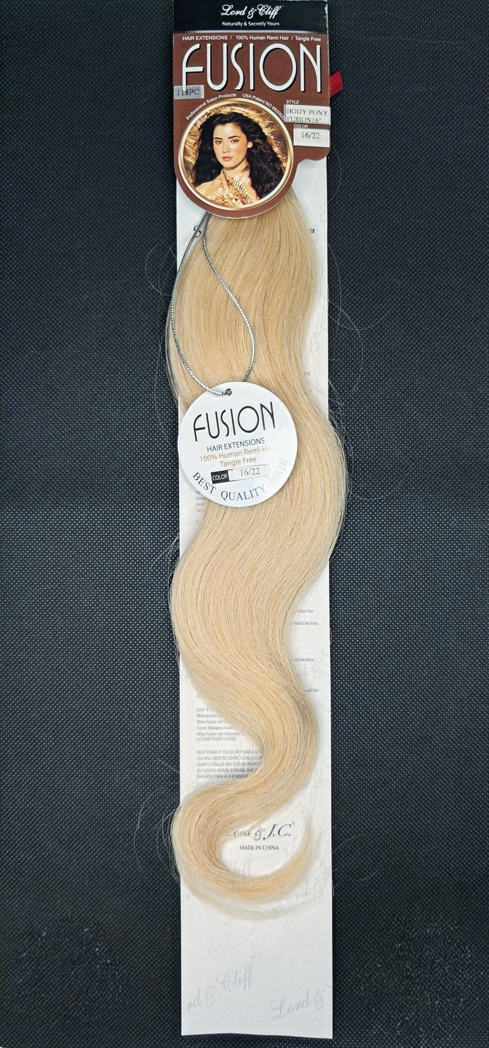 Thumbnail: 100% Human Hair Fusion Extension