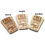 Thumbnail: FREE DRINKS Glass Shape Save The Date Wood Fridge Magnets