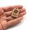 Thumbnail: Decorative Favour Wood tags with oval hole 0.875 inch x 1.29 inch