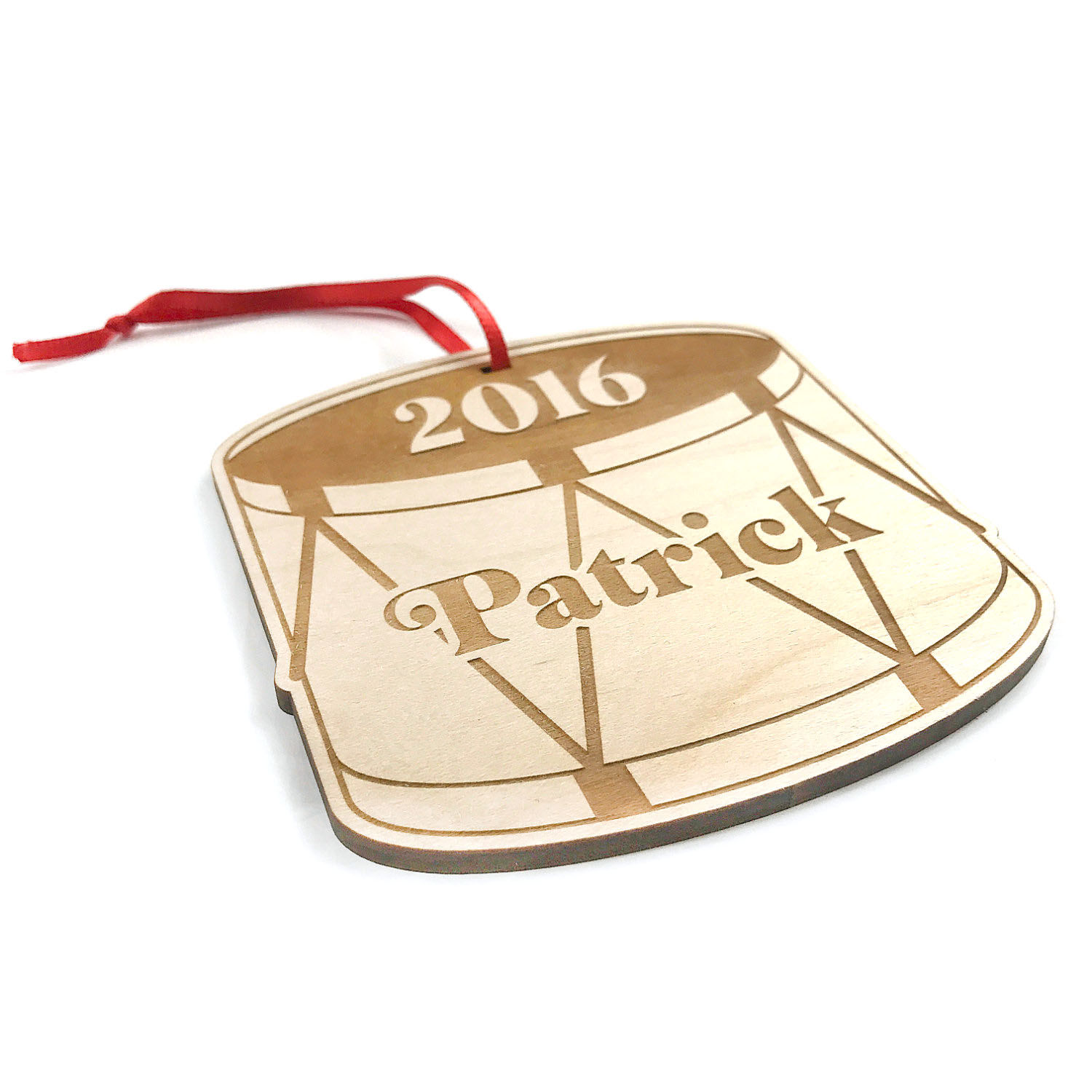 Little Drummer Boy or Girl Wooden Ornament 40023