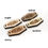 Thumbnail: Six Sided Wood Tag with side slit holes 1.5 inch x 0.79 inch