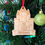 Thumbnail: Castle Christmas Ornament Wooden 40006