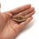 Thumbnail: Six Sided Wood Tag with side slit holes 1.5 inch x 0.79 inch
