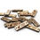 Thumbnail: Rectangle Wood Tags with Round Holes 1.5 inch x 0.5 inch