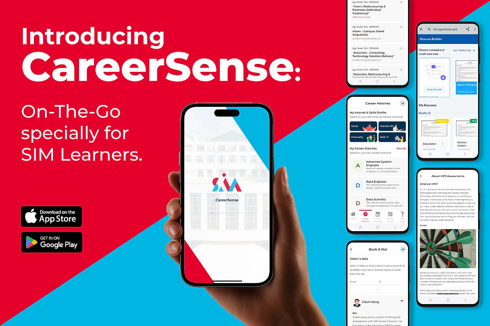 SIM Introduces CareerSense, an AI-Based Career Guidance Platform for Students