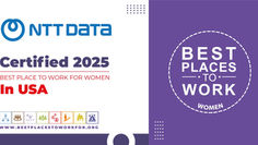 NTT DATA certified as a Best Place to Work and Best Place to Work for Women for the second year in a row