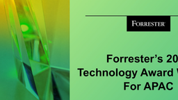 Forrester Honors Recipients Of Its 2026 Technology Awards For Asia Pacific