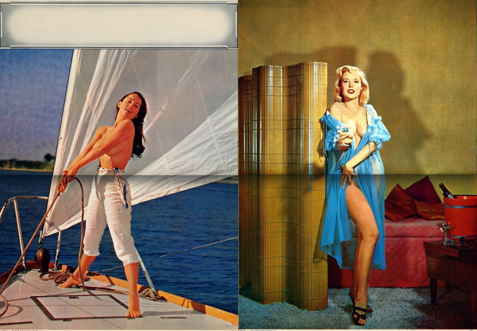 Calendar Samples (2 vintage calendar lithographs)