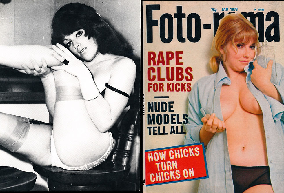 Foto-rama (Vintage adult digest magazine, Debra Downey cover, 1973)