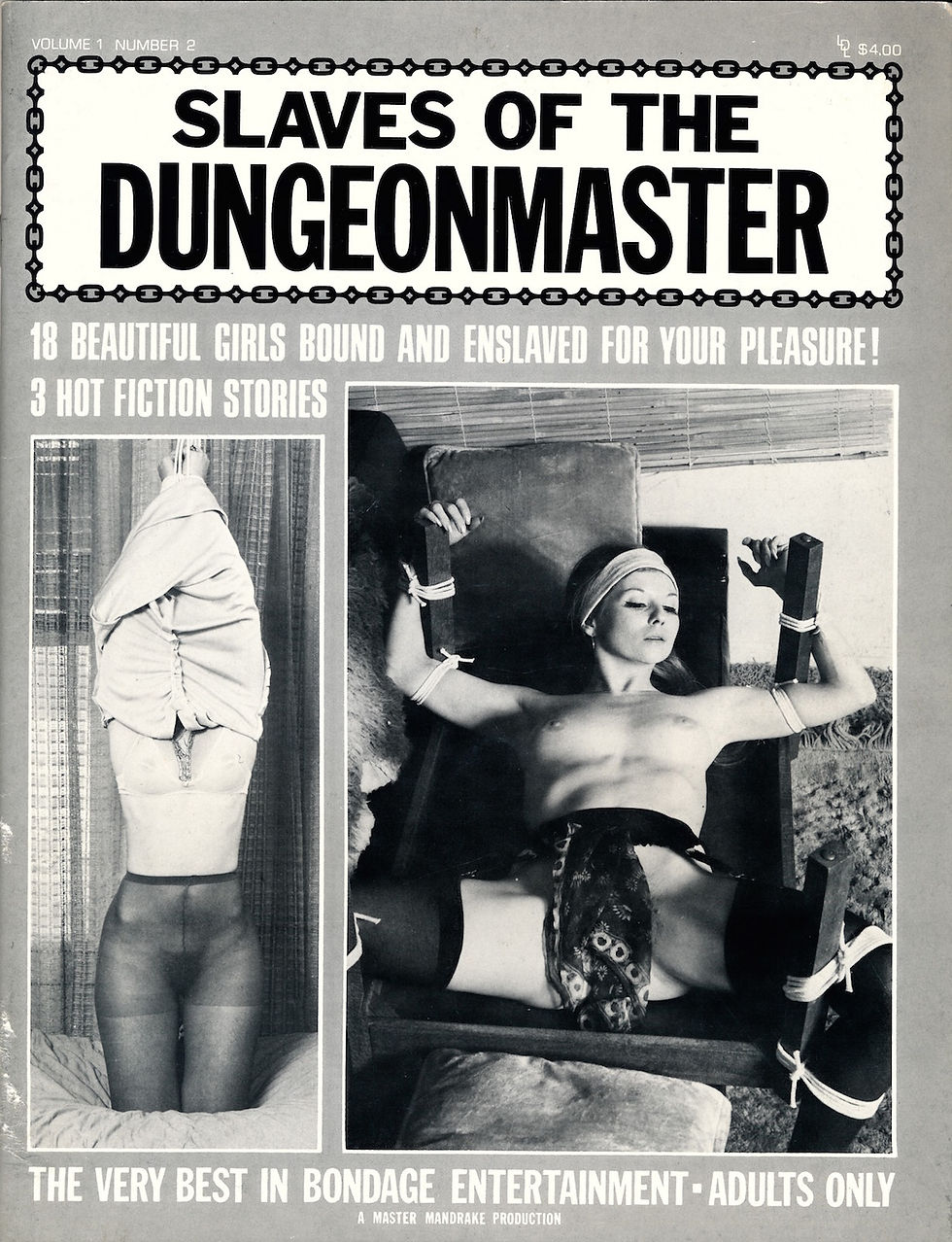 Slaves of the Dungeonmaster (Vintage adult magazine, Serena Czarnecki, 1976)