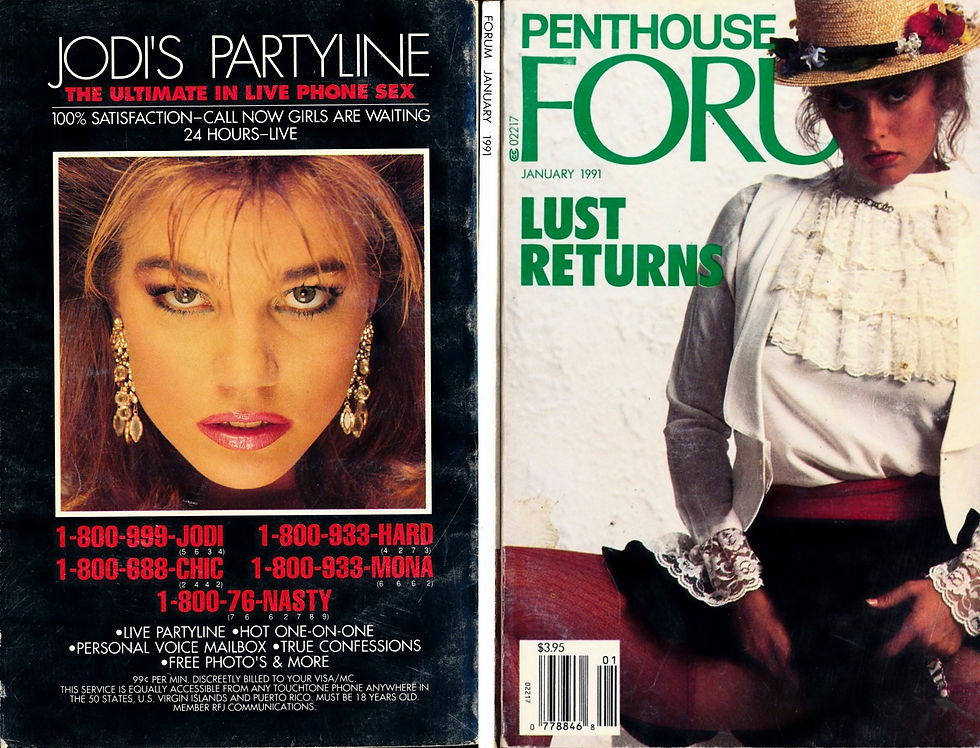 Forum [Penthouse Forum] (vintage adult digest magazine, Joanne Latham, Jan 1991)