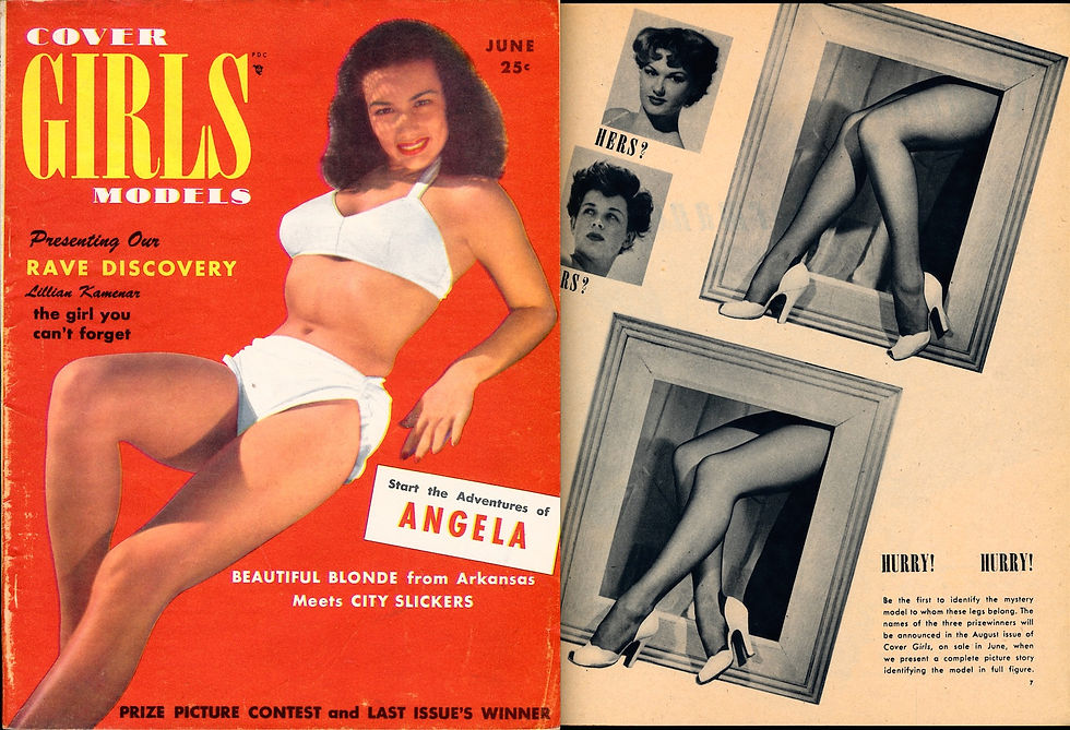 Cover Girls Models (Vintage pin-up magazine, 1950)