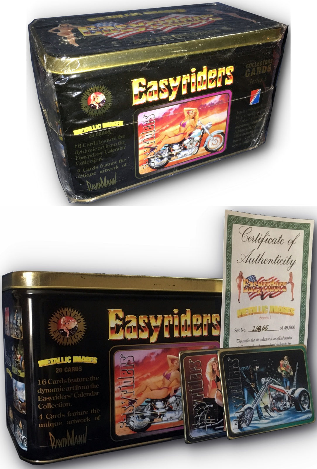 Easyriders Collectors Cards: Metallic Images, Series 1 (Vintage trading cards, b