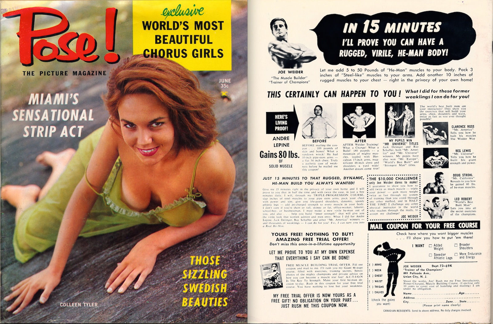 Pose! (Vintage pin-up magazine, 1959)