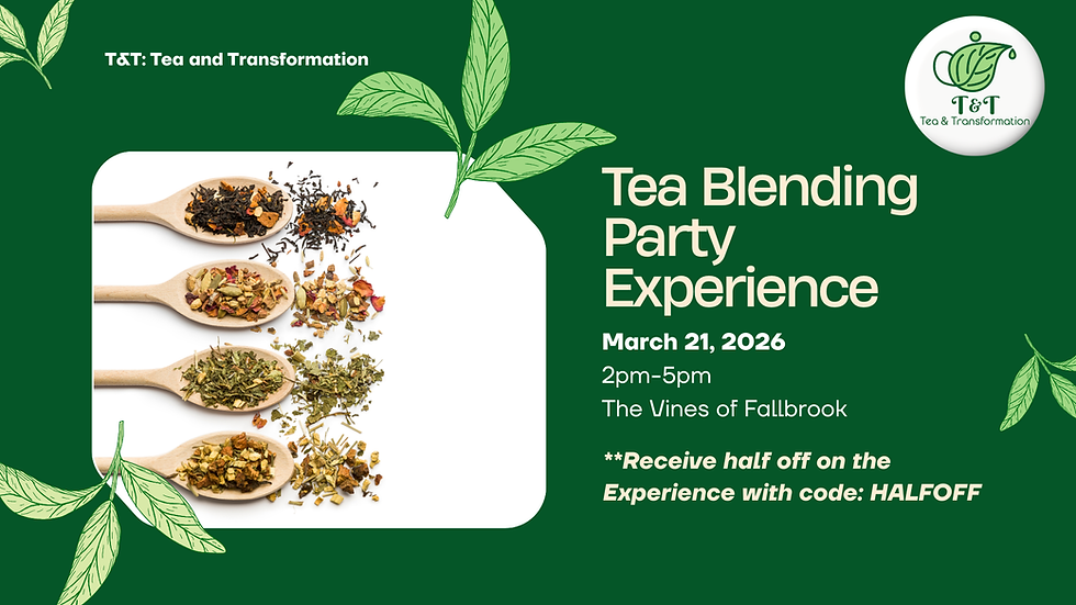 Tea Blending Party Experience