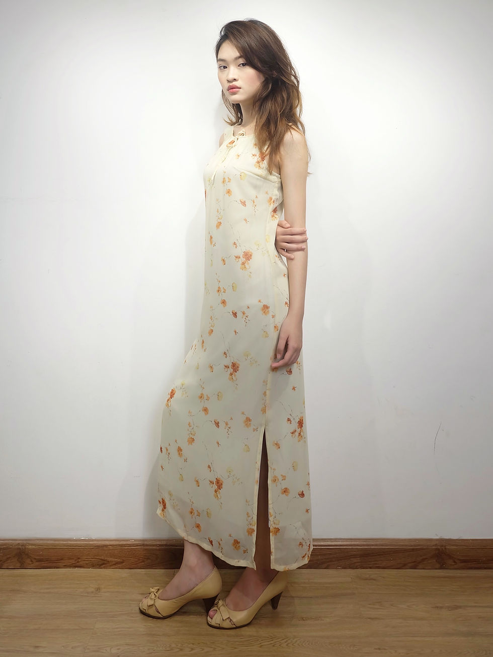 Hình thu nhỏ: FLORAL MAXI DRESS