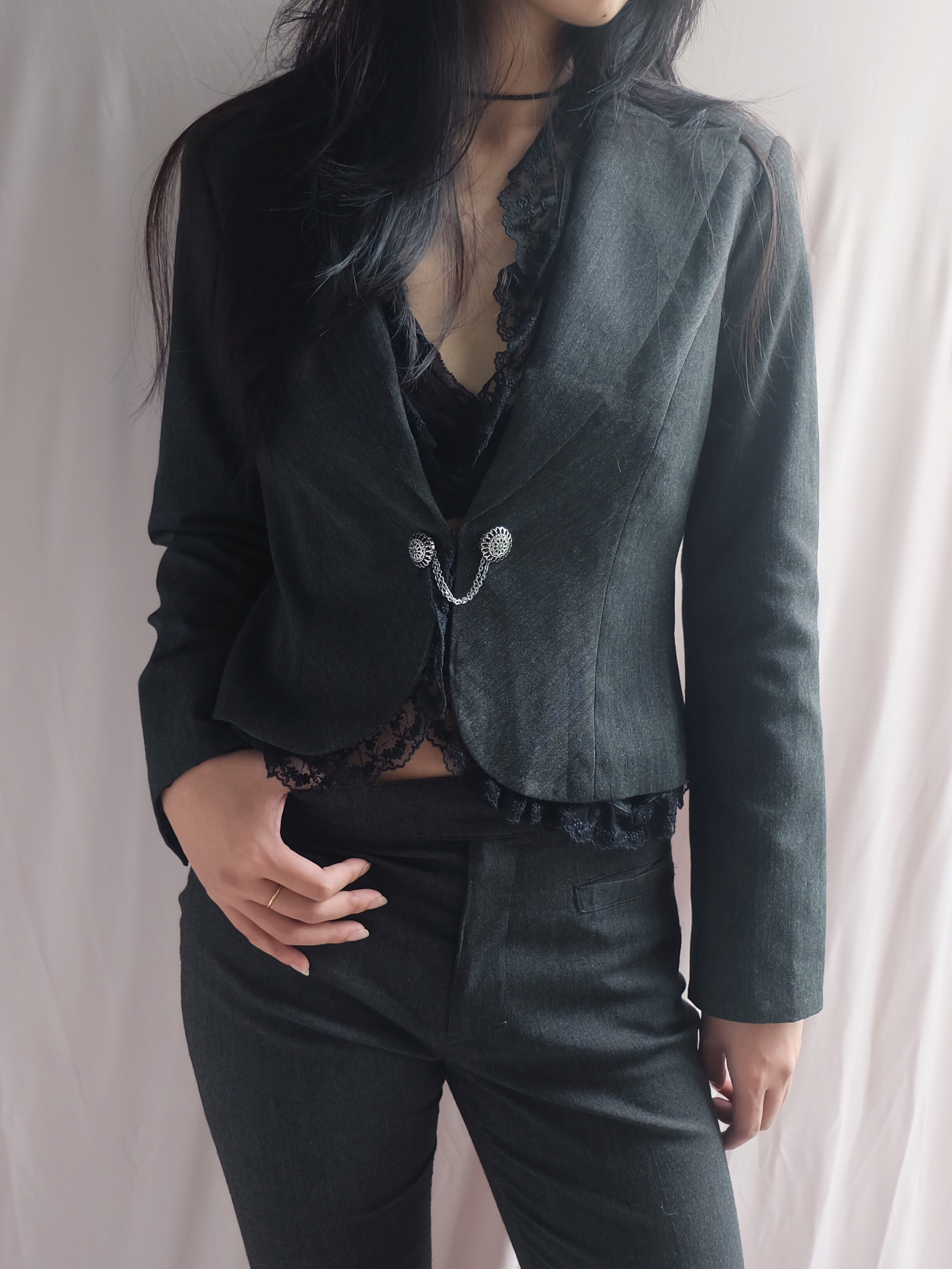 SINGLE BUTTON JACKET