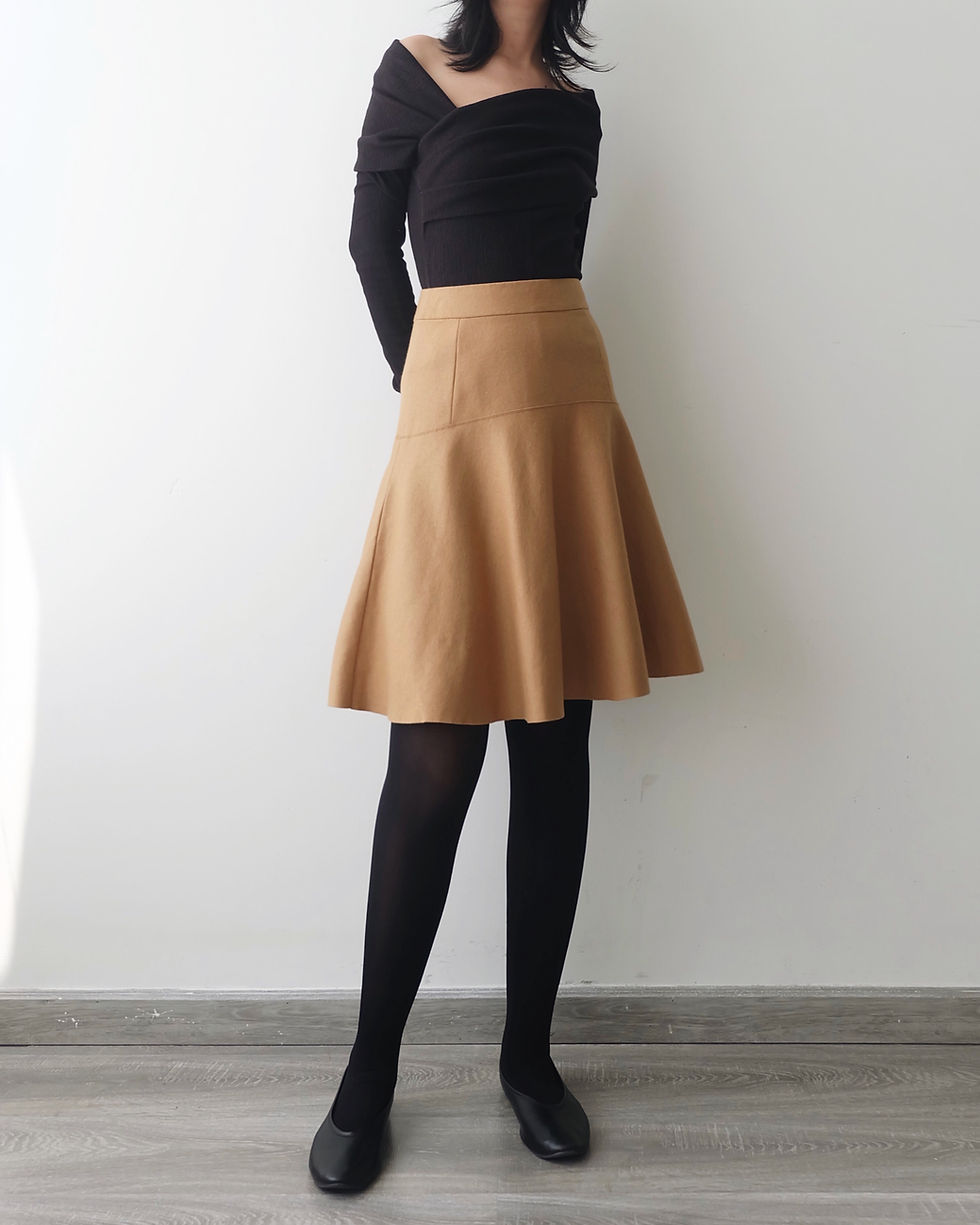 Hình thu nhỏ: FLOUNCED SKIRT