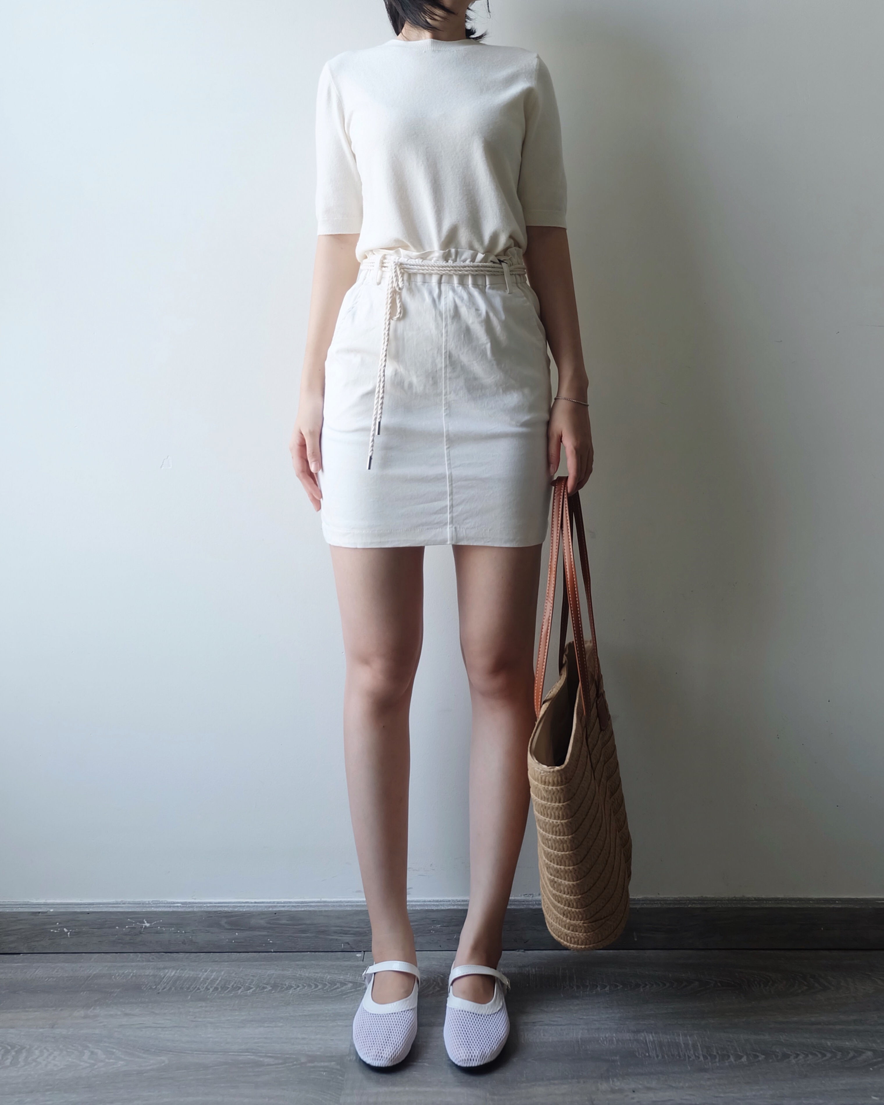 MINI SKIRT + BELT