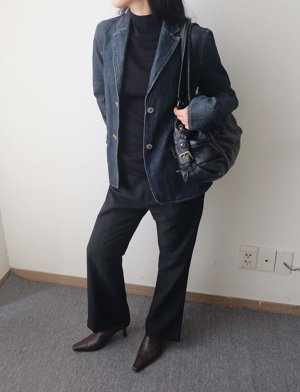 Hình thu nhỏ: DENIM BLAZER