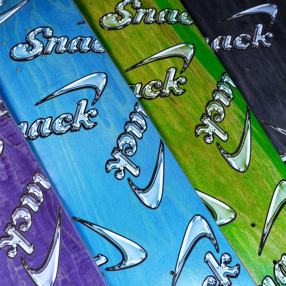 Thumbnail: Snack Skateboards Deck Alive Glass 8.125"