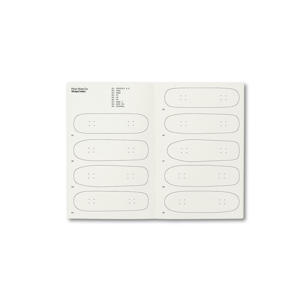 Thumbnail: Polar Skate Co Deck Book Orange