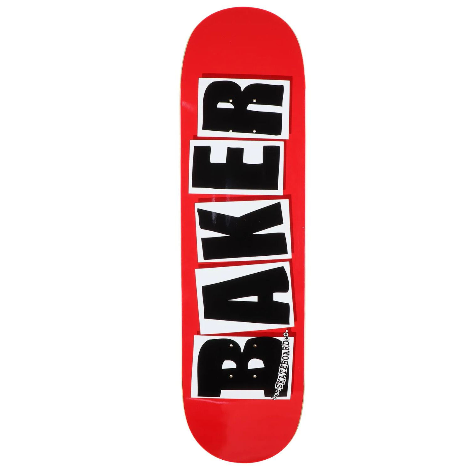 Baker Deck Logo Red / Black 8.38"