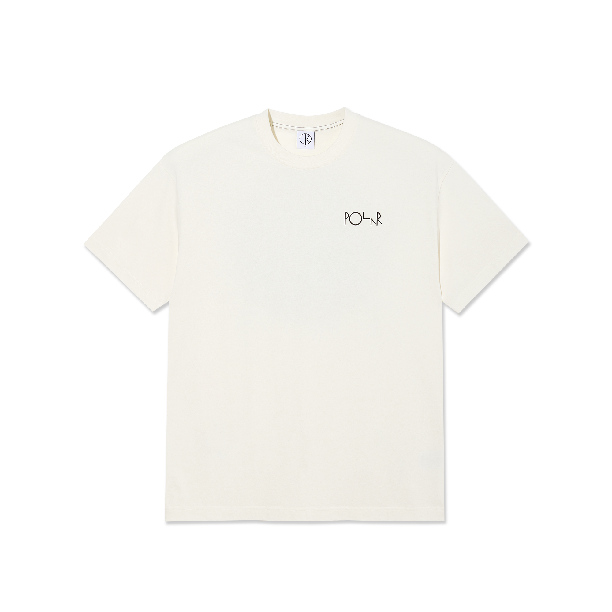 Polar Skate Co Fill Logo Contrast Tee Ivory / Black
