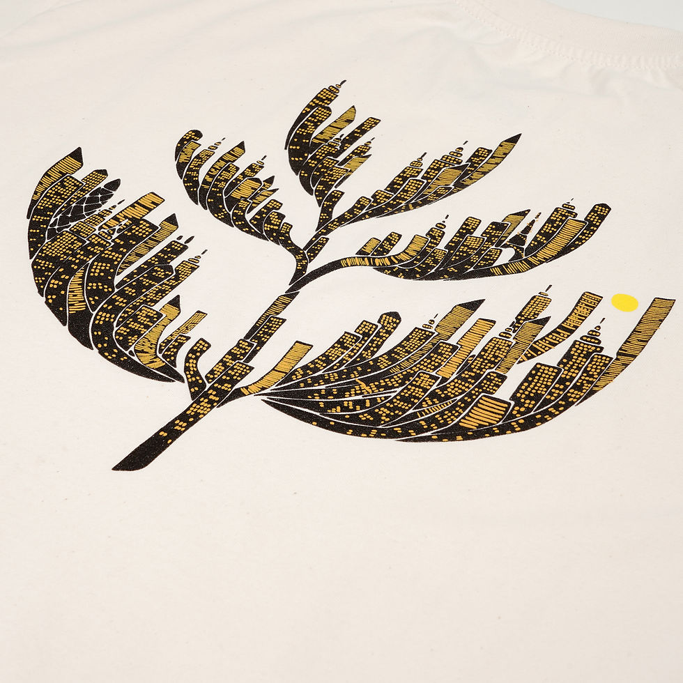 Thumbnail: Magenta Downtown Tee Natural