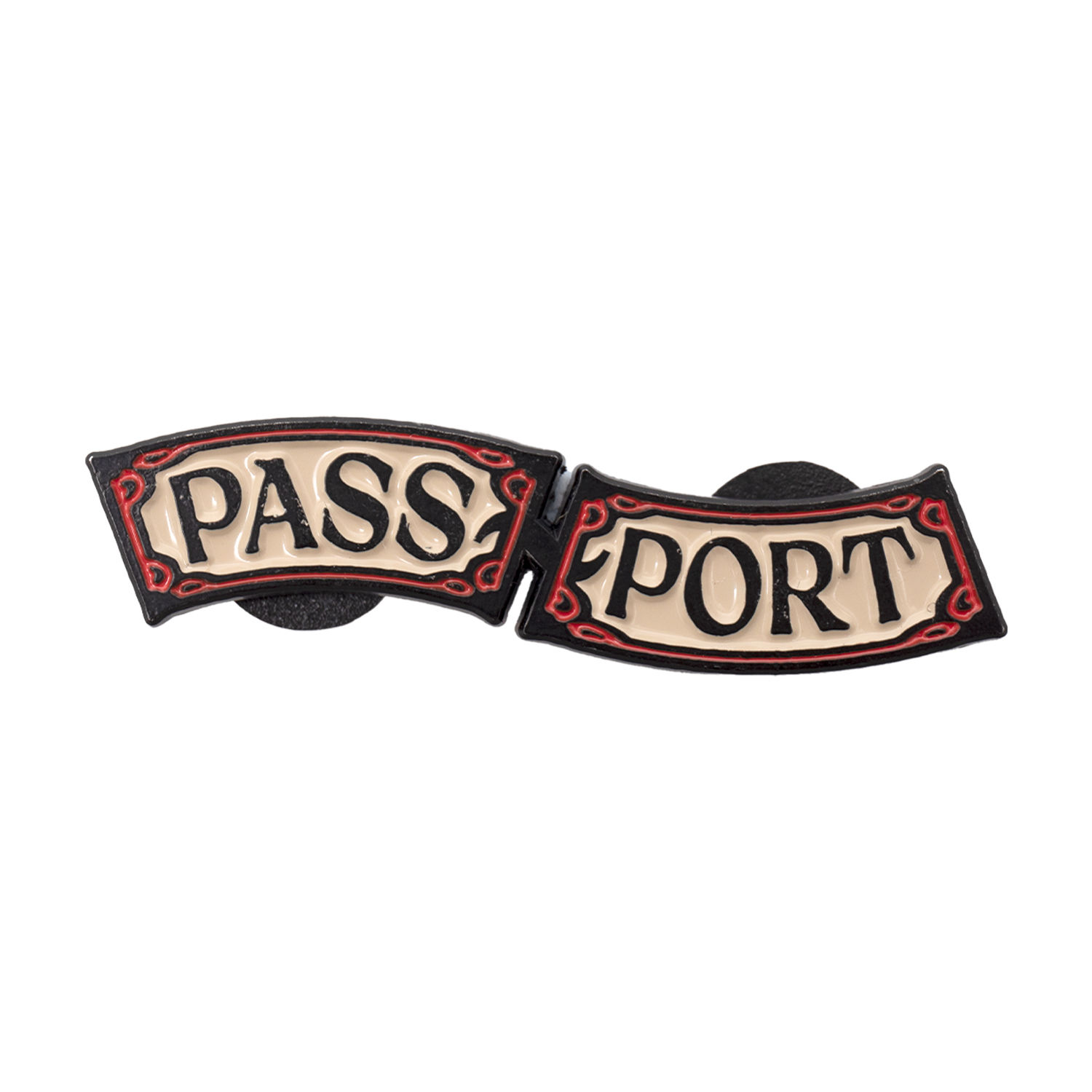 Passport Red Flag Pin