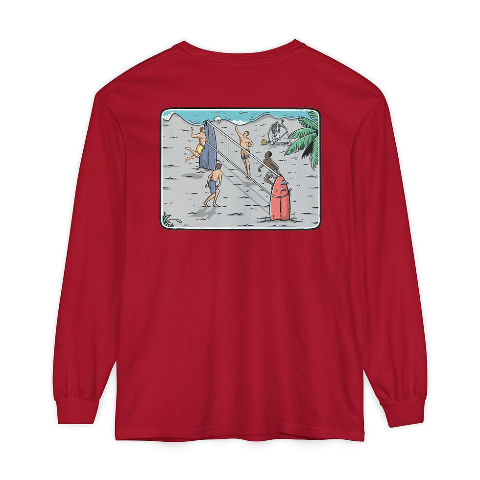 Sand Volleyball Unisex Long Sleeve T-Shirt