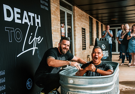 Man Baptized in OKC Church
