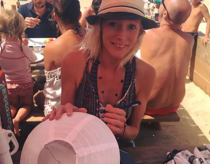 Creating art whilst travelling in France