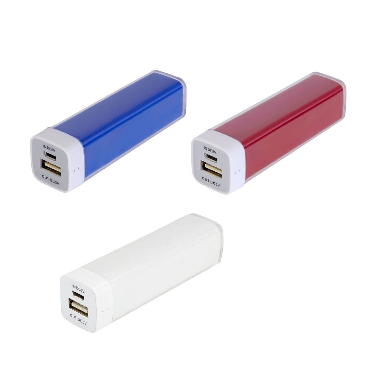 power bank Kasen 2600 mAh portátil color promocional
