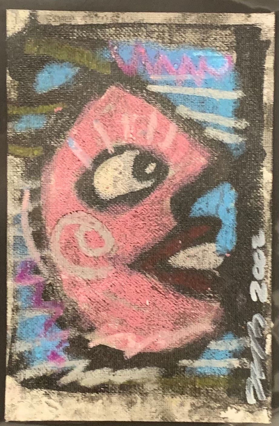 Happy Pink Face (2002) 5”x7”
