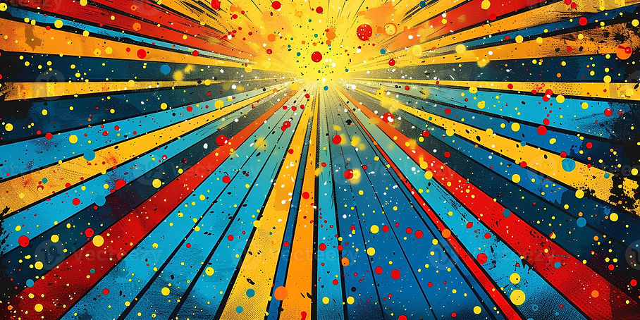 ai-generated-retro-comic-book-pop-art-background-with-dots-cartoon-halftone-background-pho