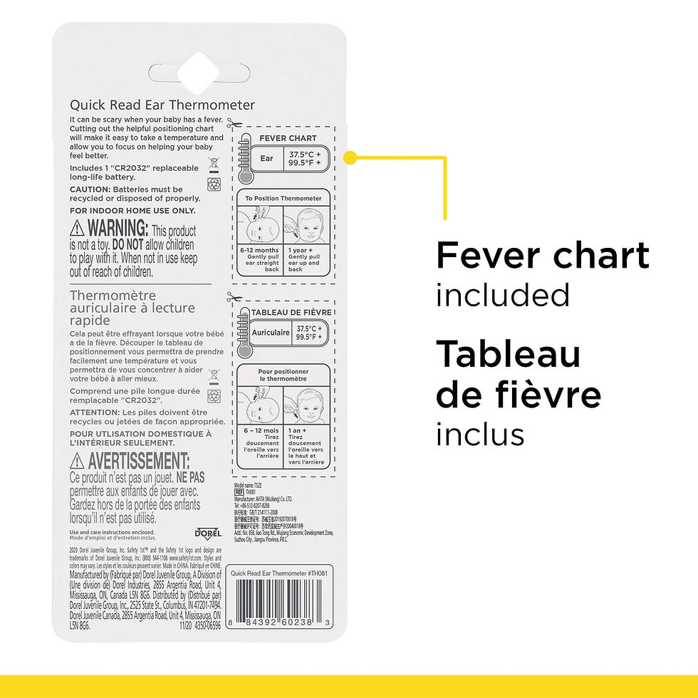 Thumbnail: Quick Read Ear Thermometer (3/Inner) (24/Case)