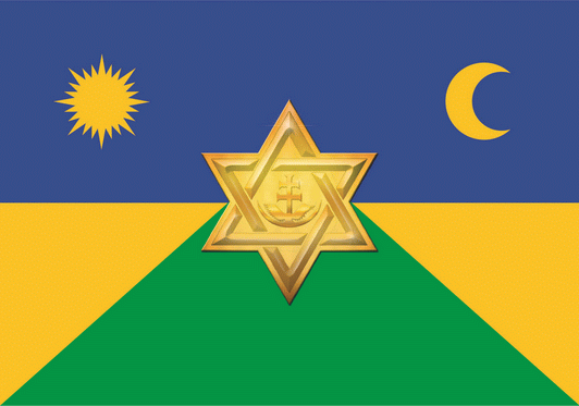 BANDEIRA CEU ESTRELA DOURADA.gif