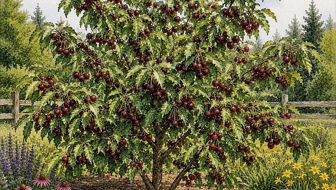 • 12–35 ft tall (depending on rootstock)
• 12–25 ft wide