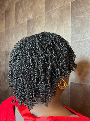 Type 4 haar na Curly Cut bij krullenkapper Curly-Girl Delft
