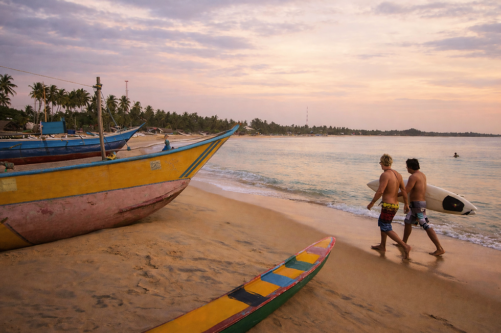 Arugambay Surfing- By Art of Lanka Tours