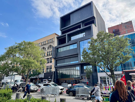 The facade of the new Studio Museum in Harlem on 125th Street