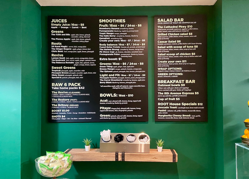 Root Juicery of Harlem is here to soothe your food hangover